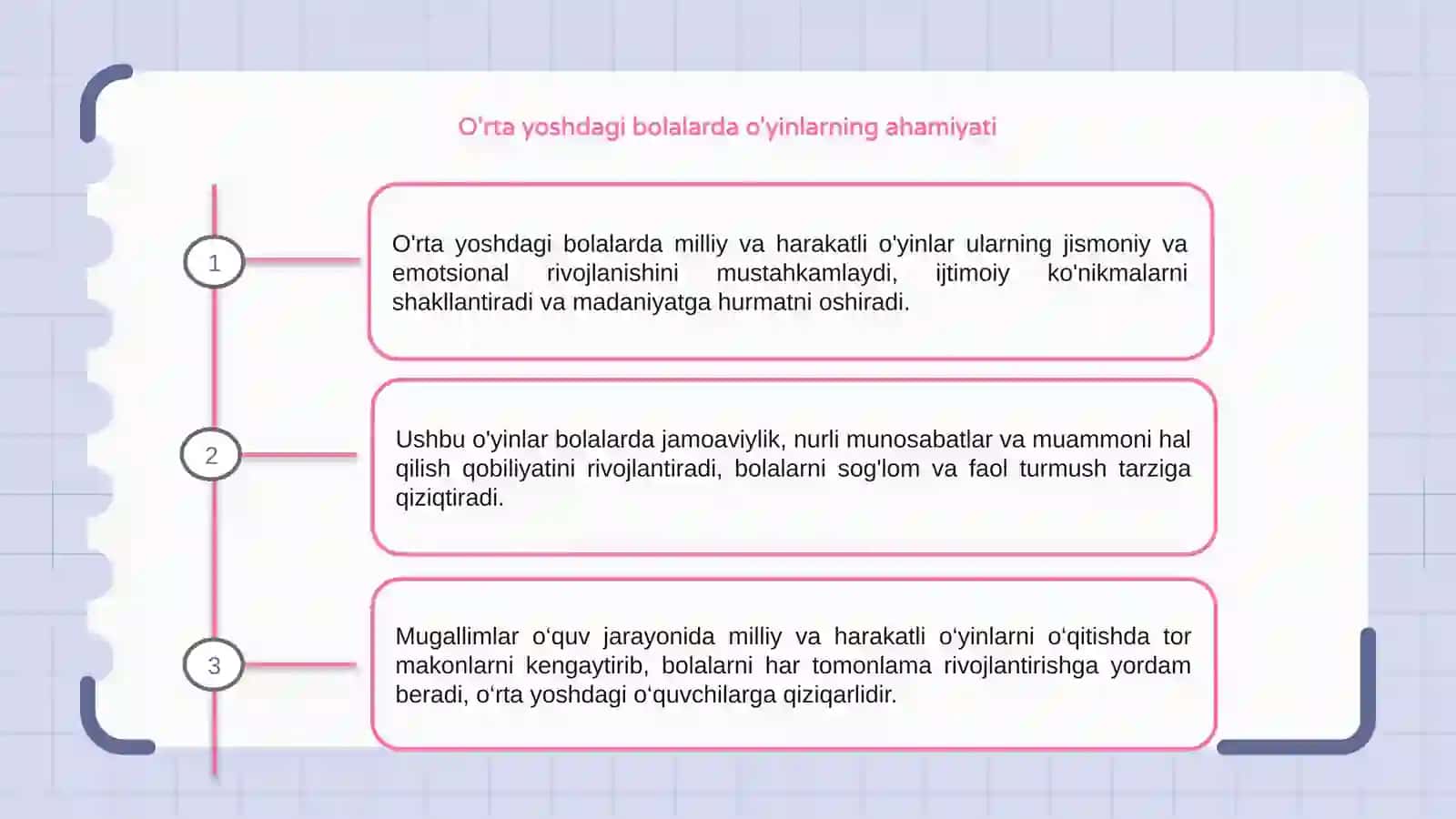 O'rta yoshdagi bolalarga beriladigan milliy va harakatli o'yinlarni o'rgatish 3