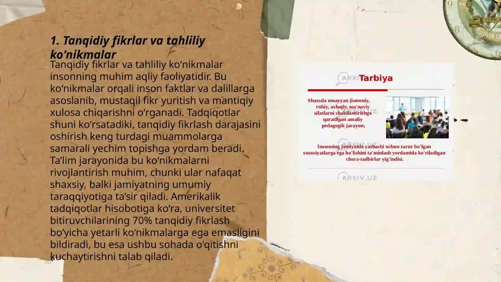 Tanqidiy fikrlar texnalogiyasi 3