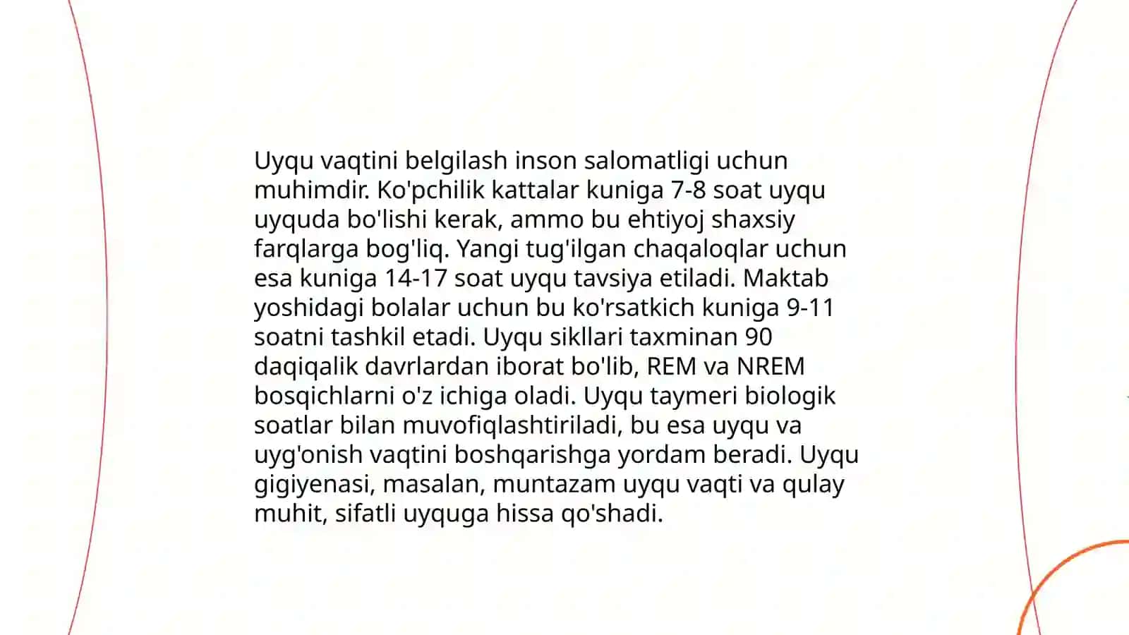 Turli yoshdagi bolalar uchun kun tartibi 3