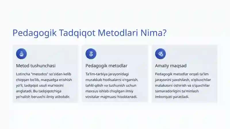Pedagogik Tadqiqot Metodlari 3