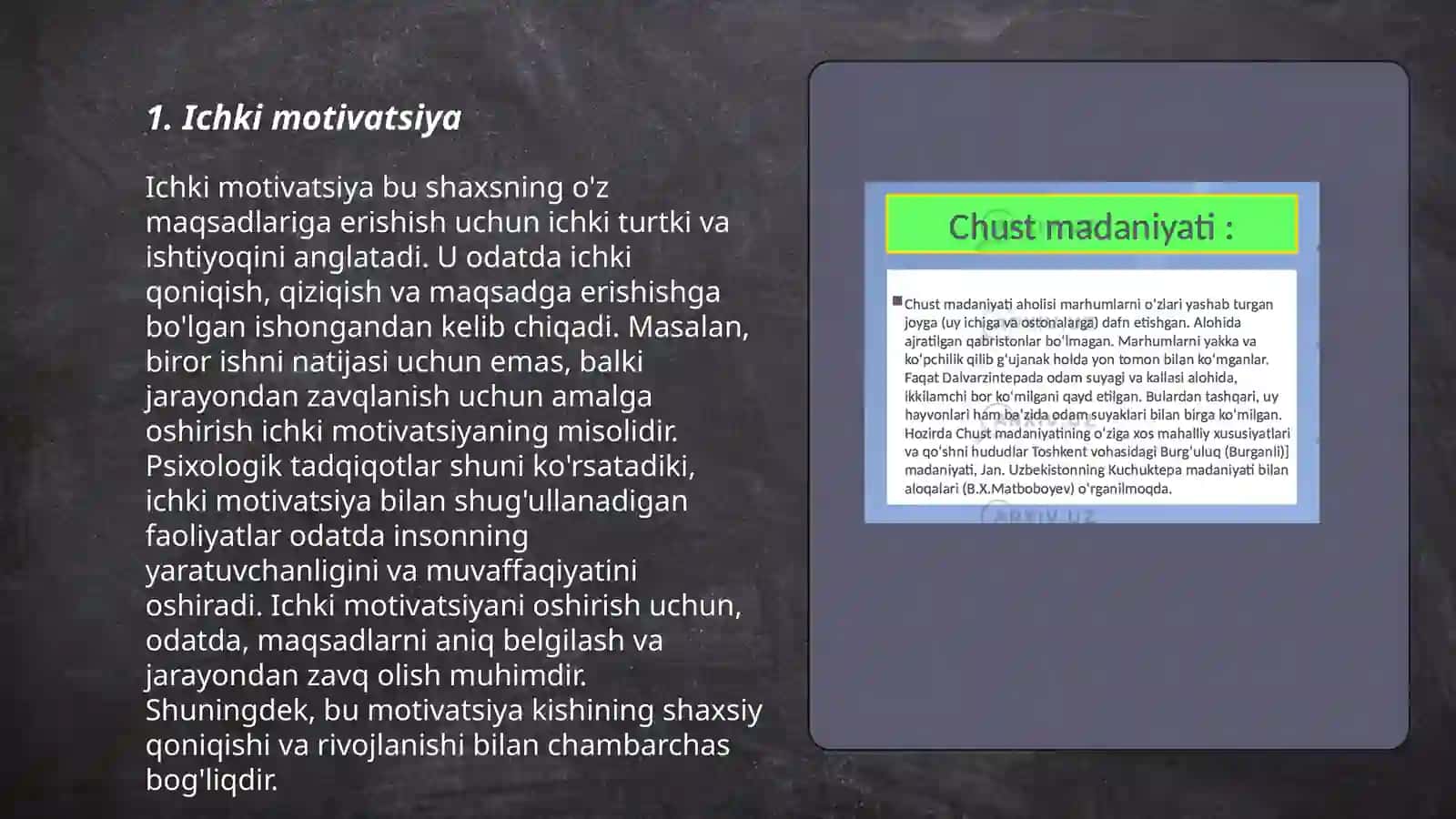 Motivatsiyani òrganishga oid asosiy yondashishlar 3