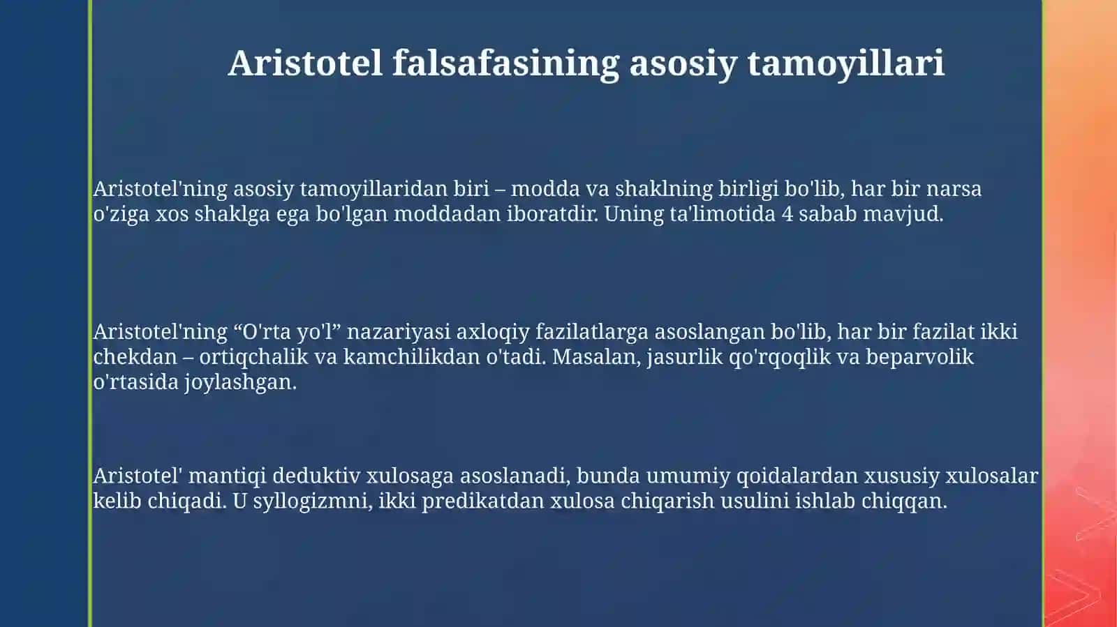 Aristotel va sharq peripatetizmi 3