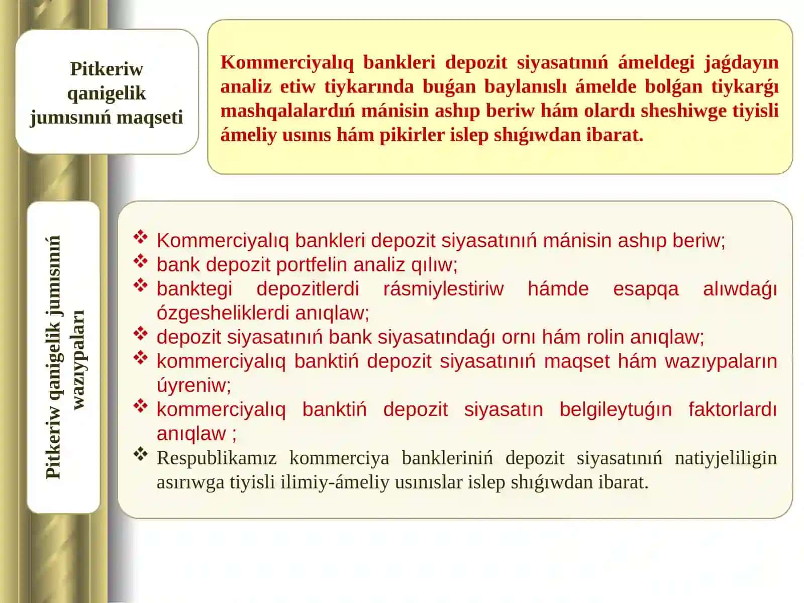 PITKERIW QÁNIGELIK JUMÍSÍ 3