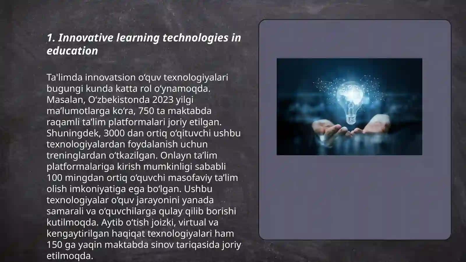 Ta'limda innovatsion o‘quv texnologiyalari 3