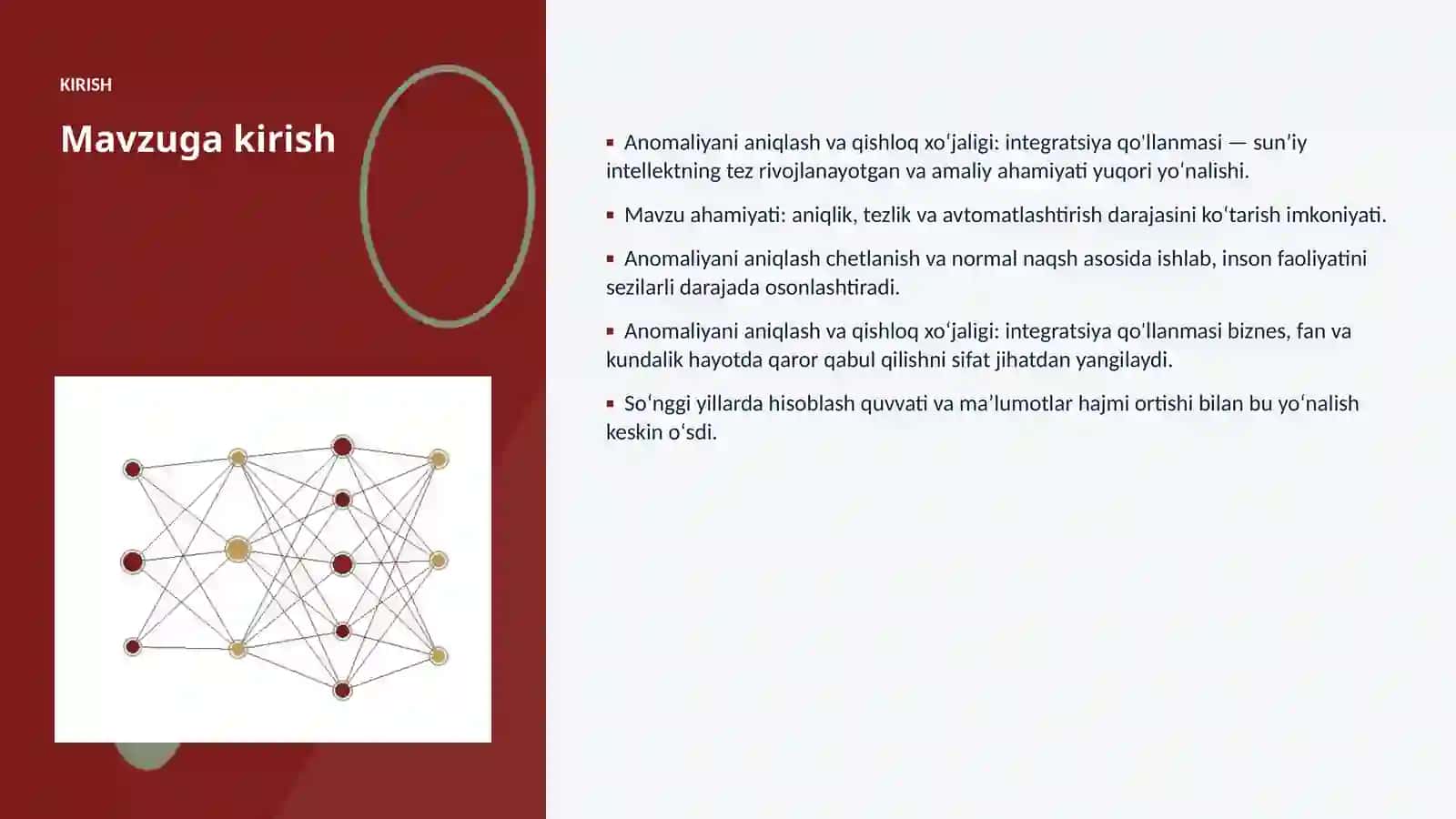 Anomaliyani aniqlash va qishloq xoʻjaligi: integratsiya qo'llanmasi 3
