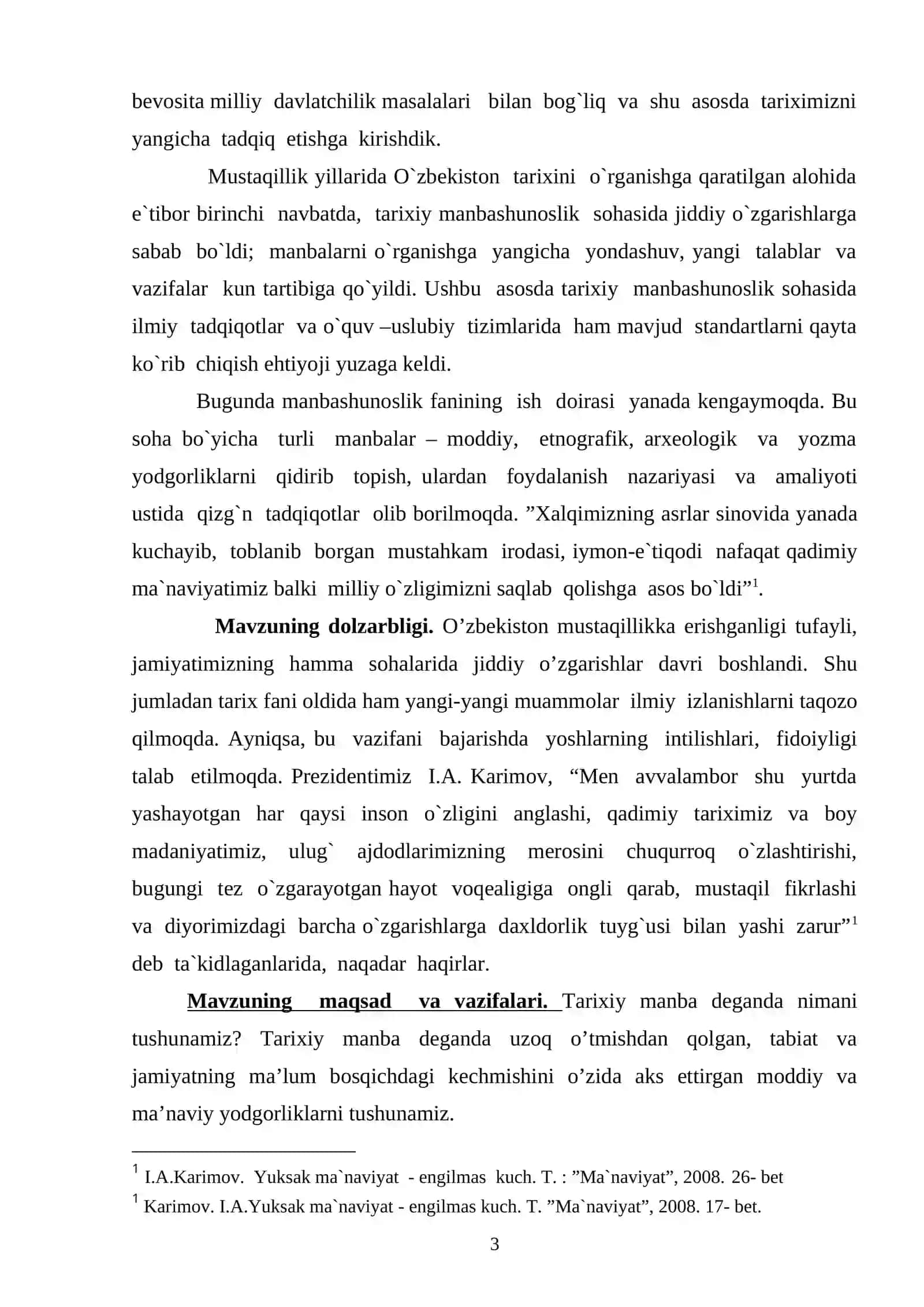 Hujjatlar manba sifatida 3