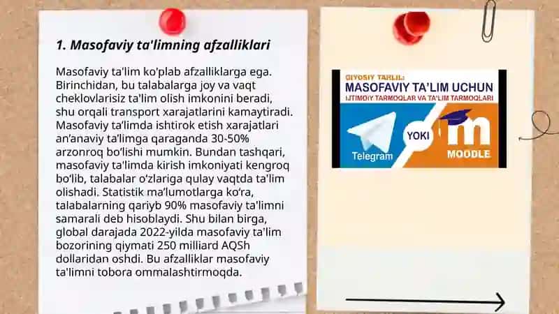 Masofaviy ta‘limni tashkillash va boshqarish tizimlari 3