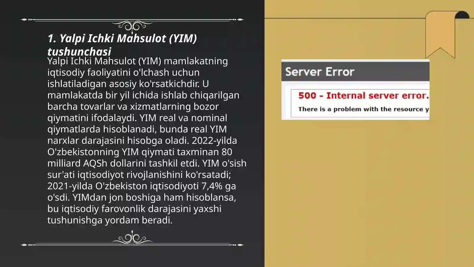 Yalpi va nominal ichki mahsulot 3