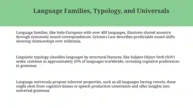 Interrelations and Developmental Laws of Languages 3