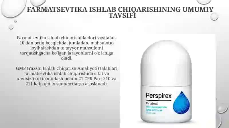 Farmatsevtika Ishlab Chiqarish 3