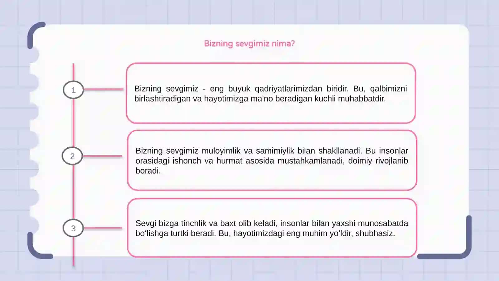 Bizning sevgimiz 3
