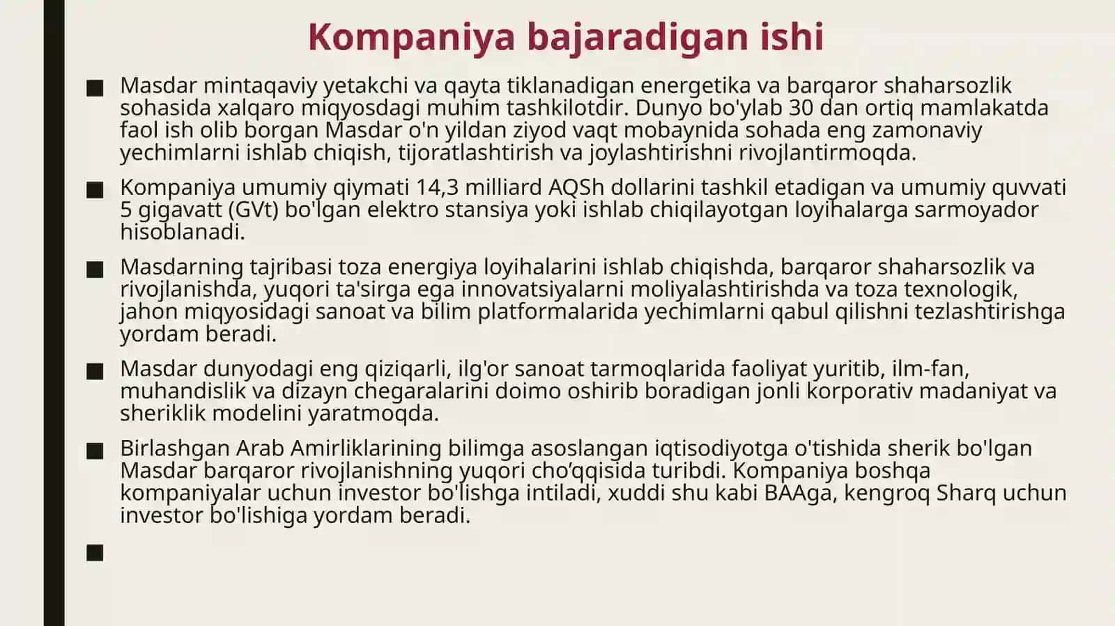 Masdar kompaniyasi 3
