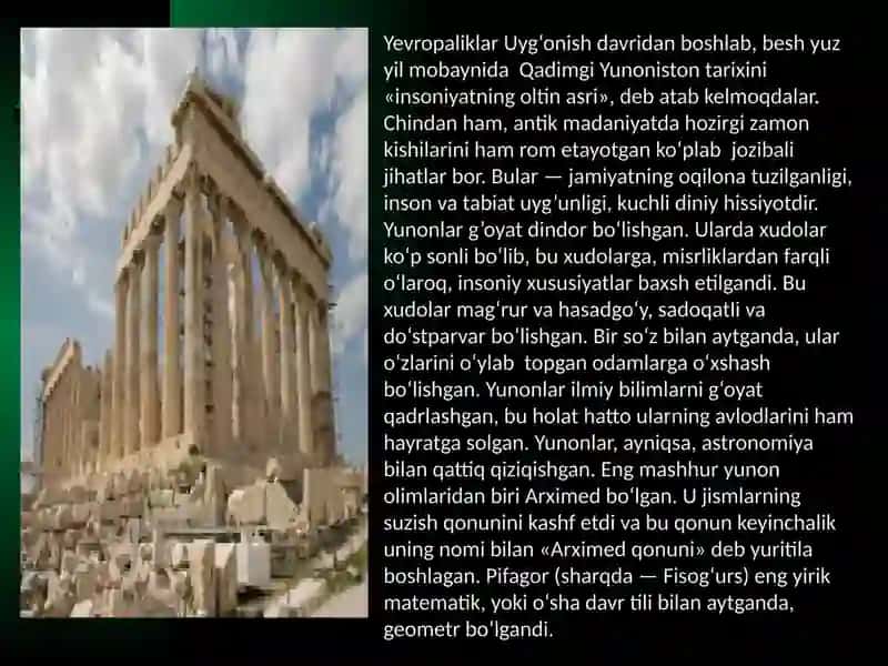 Qadimgi Yunoniston Falsafasi 3