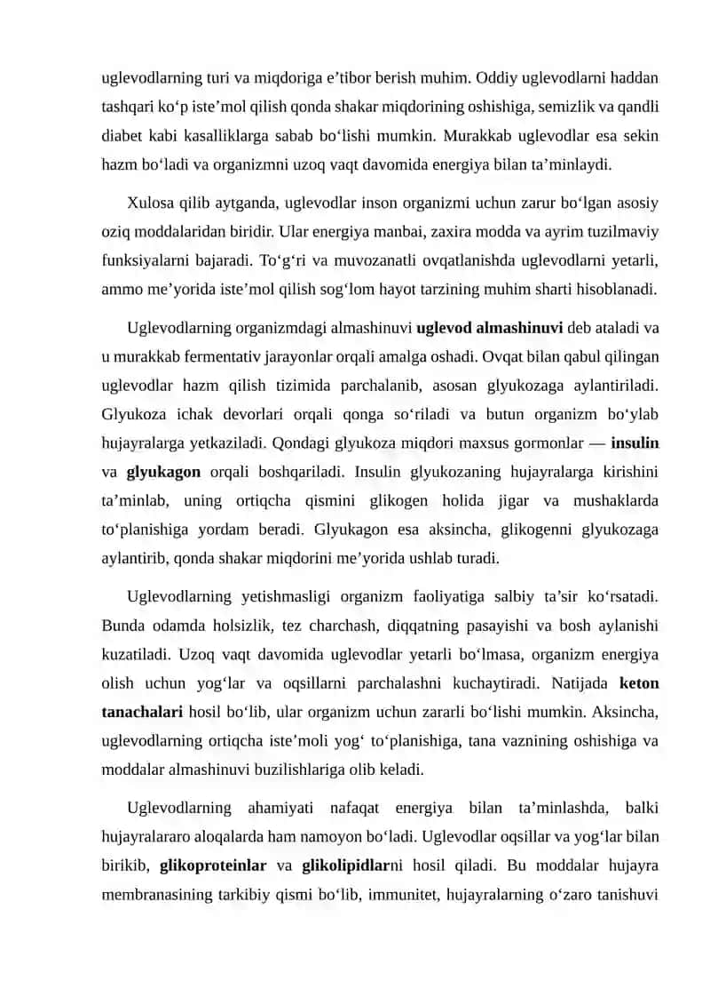 Uglevodlar Glyukoza Fruktoza Saxaroza Maltoza 3