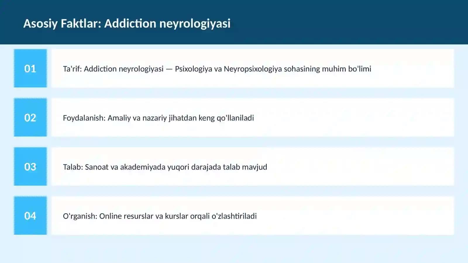 Addiction neyrologiyasi 3