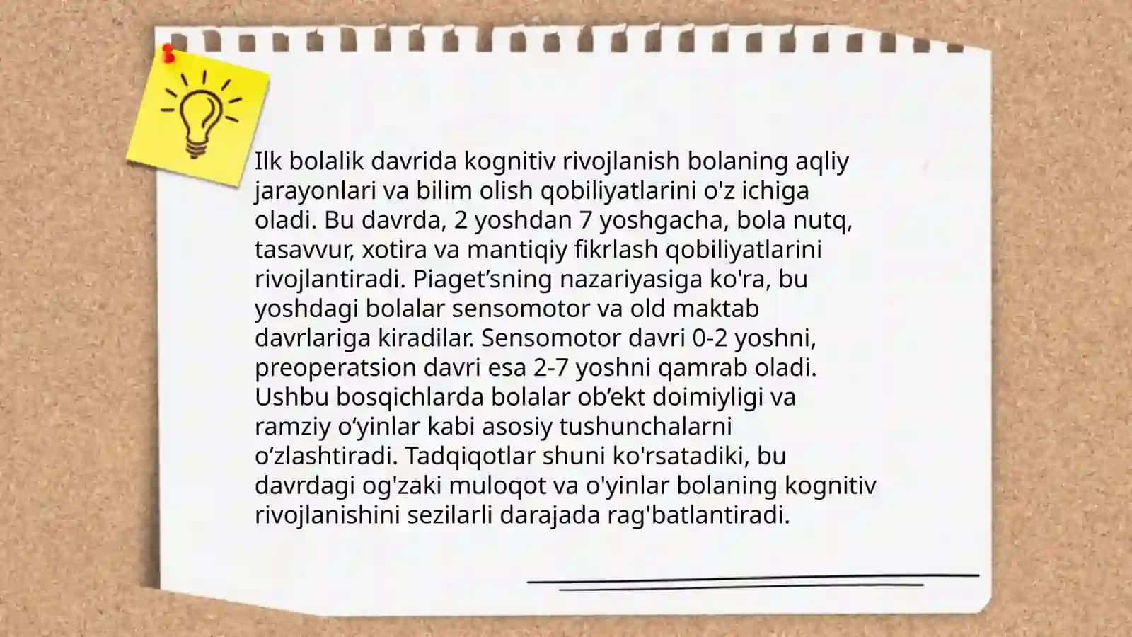 Ilk bolalik davrida psixik oʻsish 3