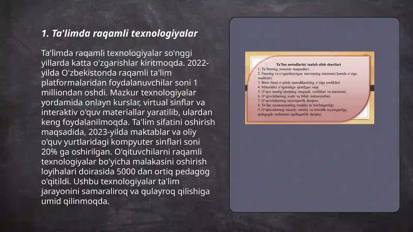 Ta'limda raqamli texnologiyalar 3
