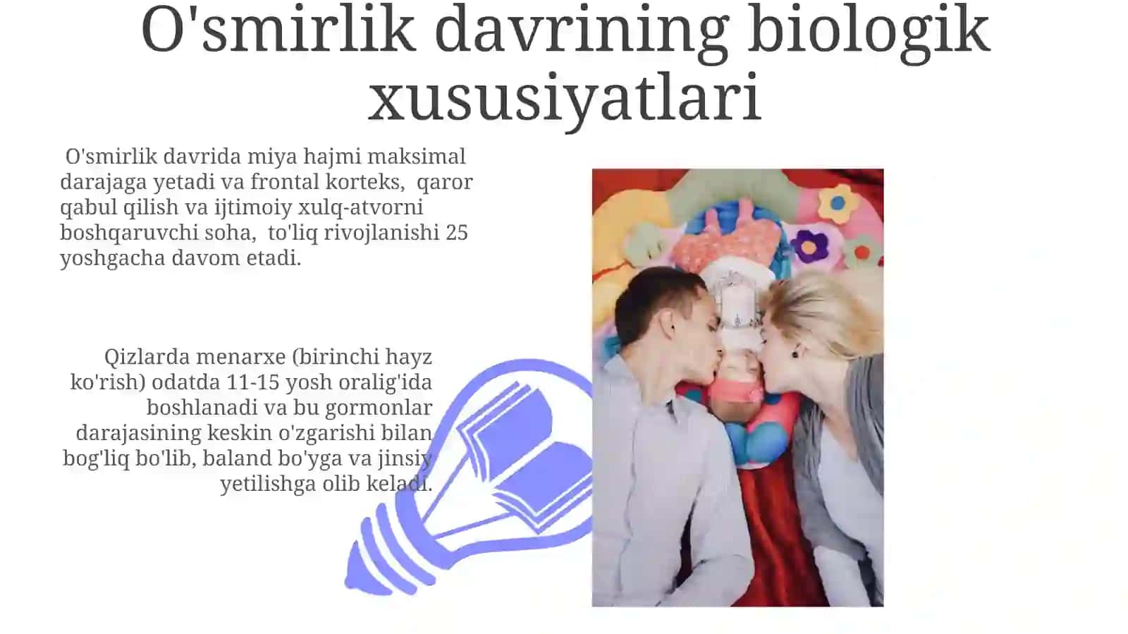 O'smirlik davrining biologik xususiyatlari 3