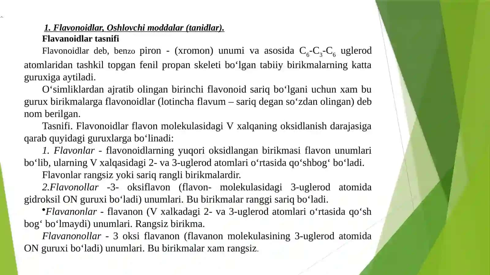 Flavonoidlar 3