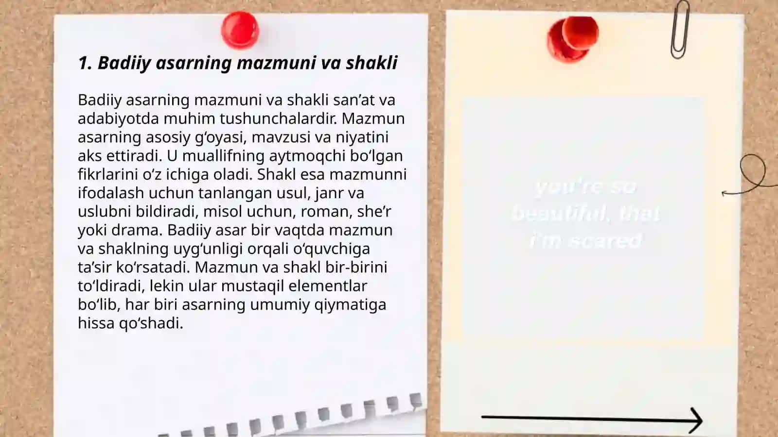 Baddiy asar badiiy komminukatsiya vositasi 3