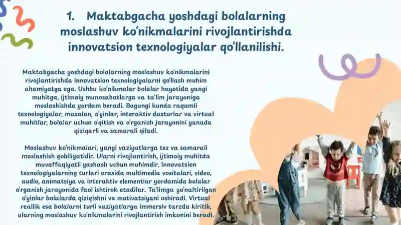 Maktabgacha ta'limda innovatsion texnologiyalar 3