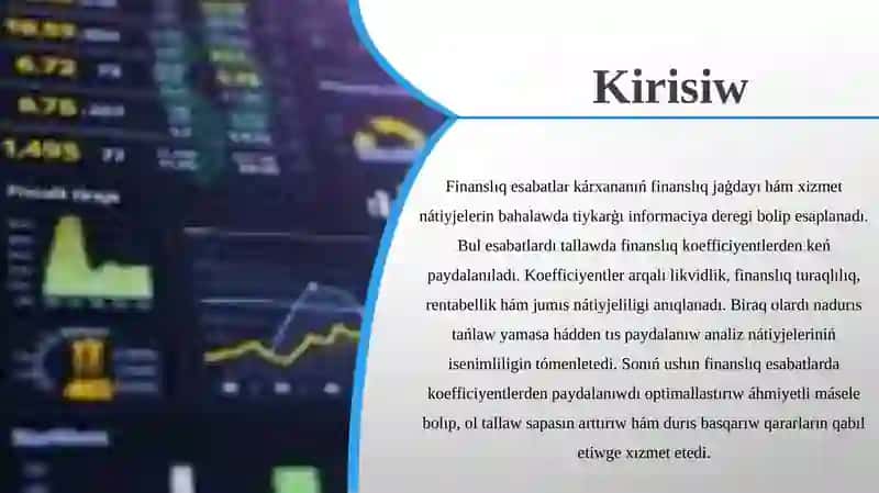 Finanslıq esabatlar 3