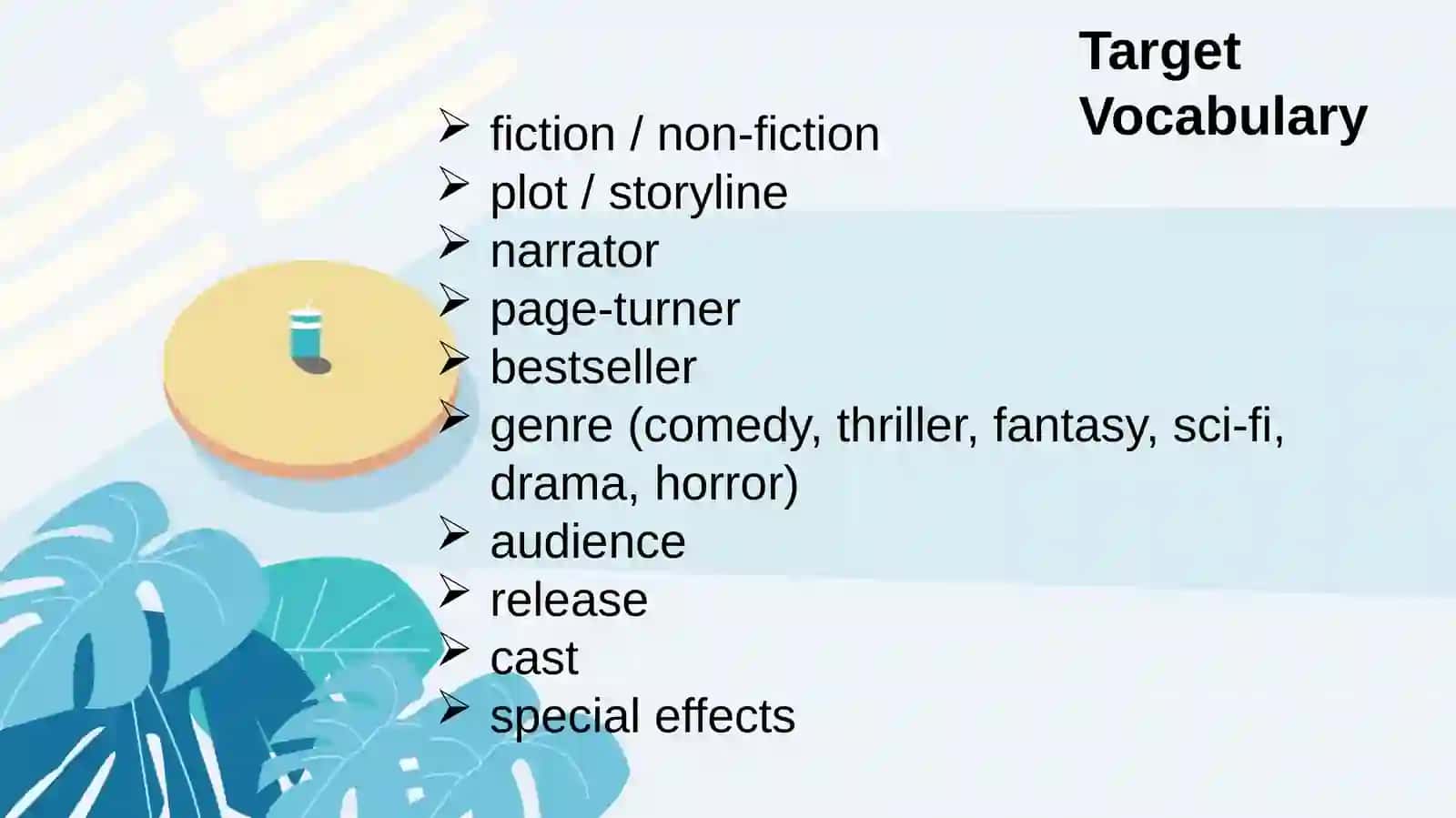 Demo lesson. books and movies 3
