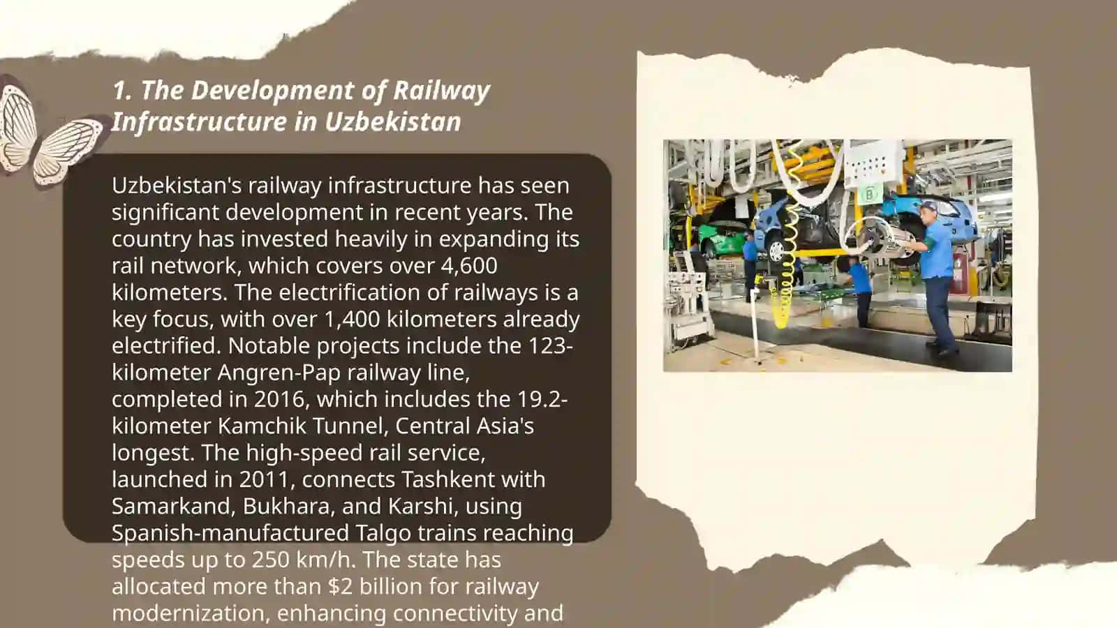 Transport industry in UZBEKISTAN 3