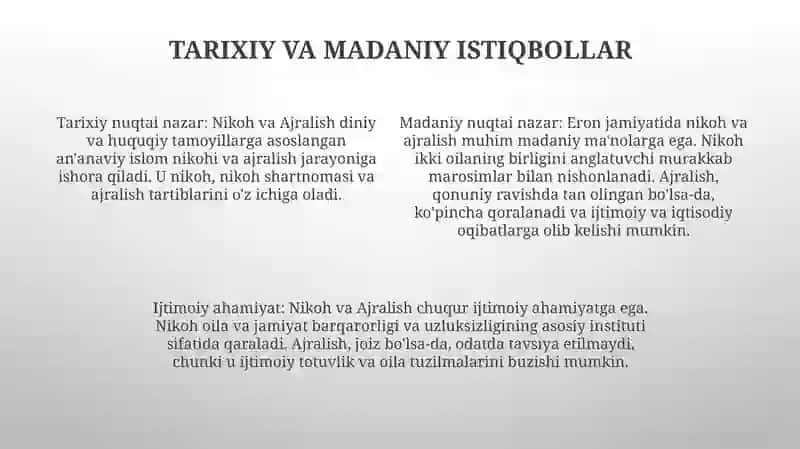 Nikoh Va Ajralish 3