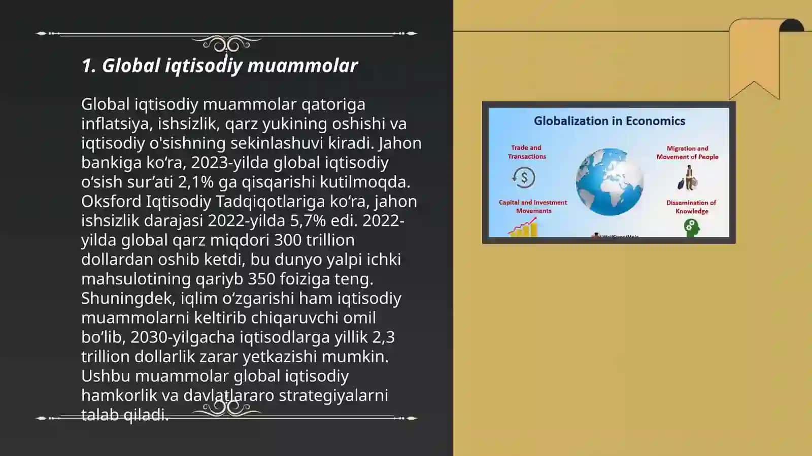 Global iqtisodiy muammolar 3