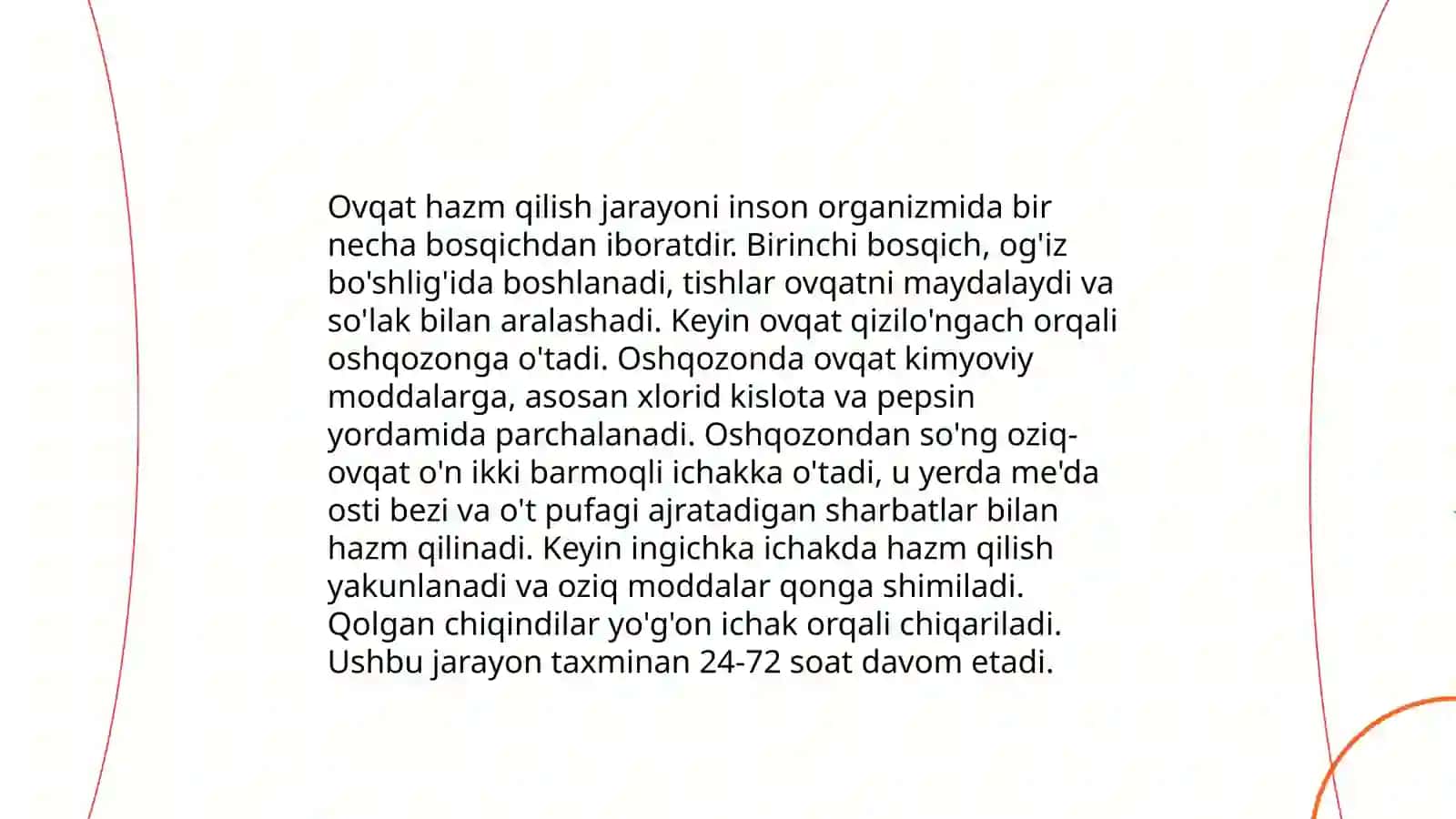 Ovqat hazm qilish 3