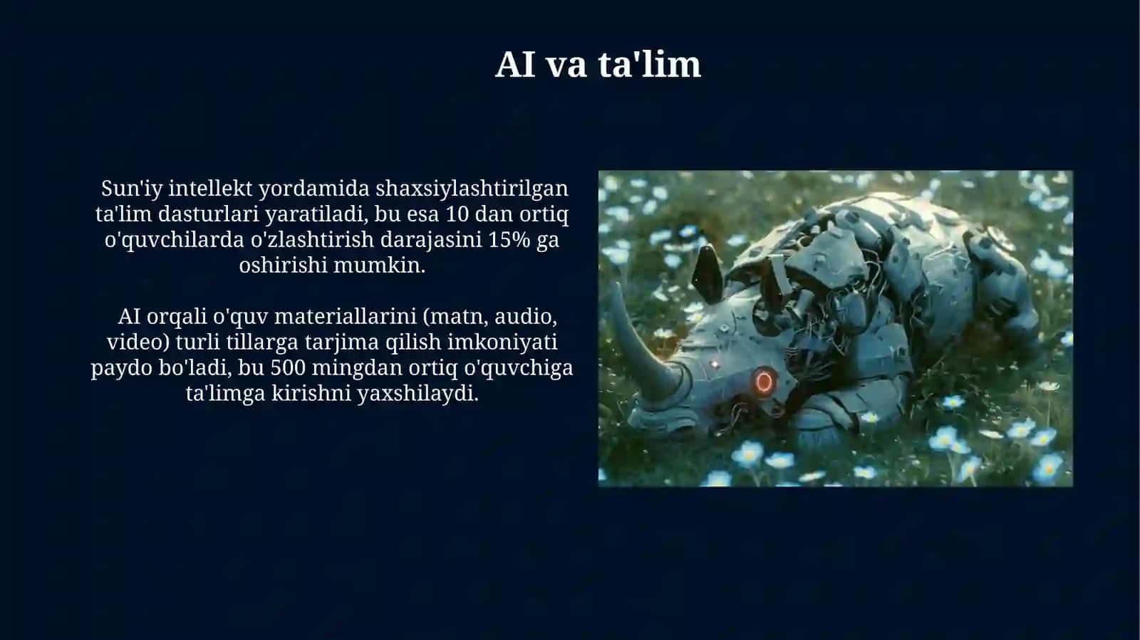 Sunʼiy intellekt-xavf qulaylik va kelajakdagi oʻzgarishlar 3