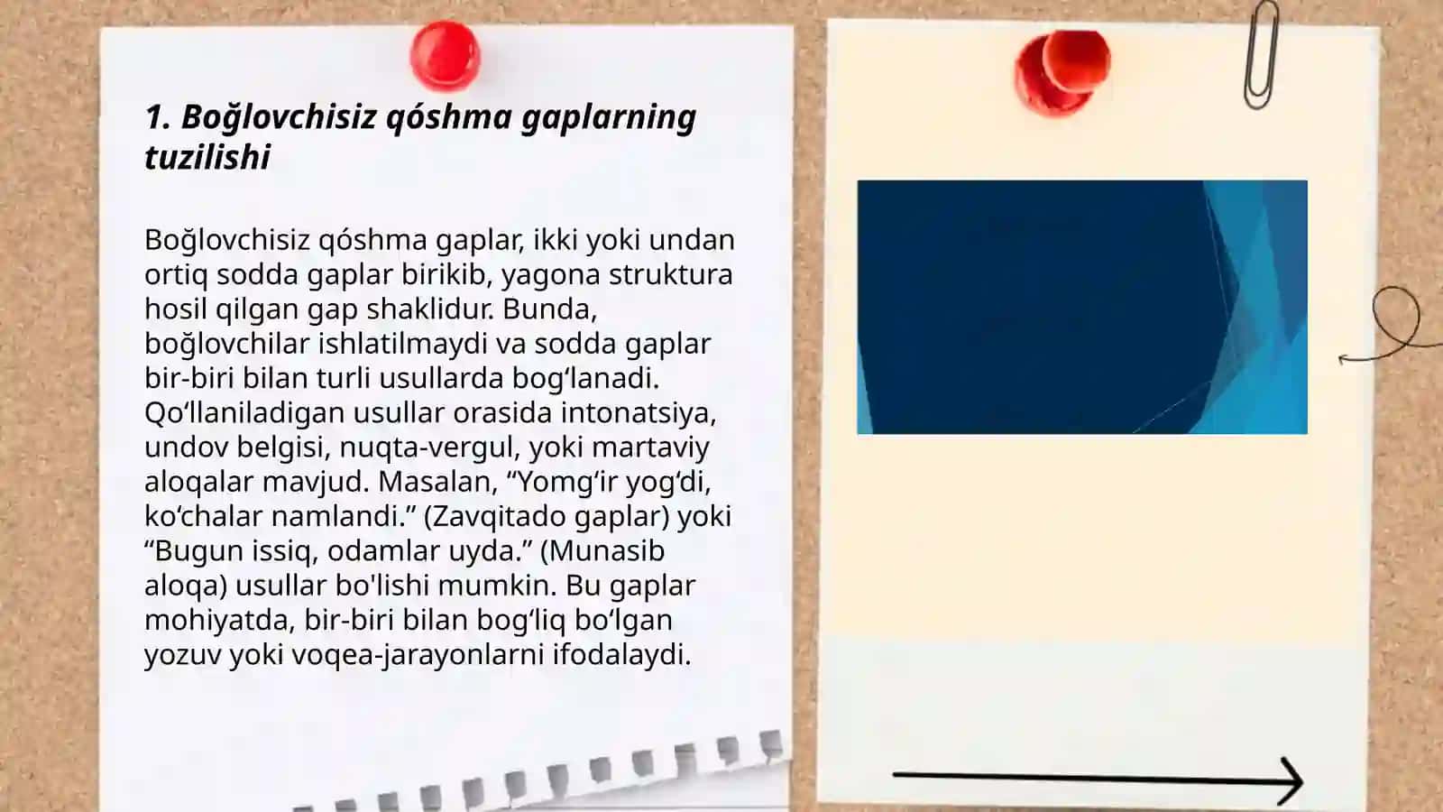 Boğlovchisiz qóshma gaplarda sinonimlik va tinish belgilarining qóllanishi 3
