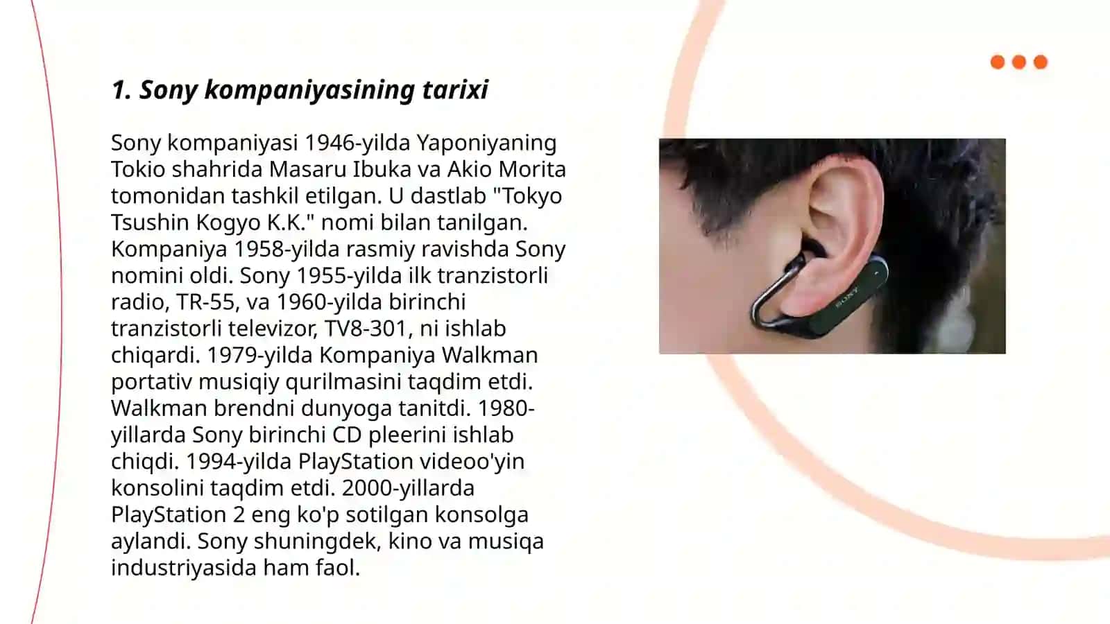 Sony kompaniyasi haqida 3
