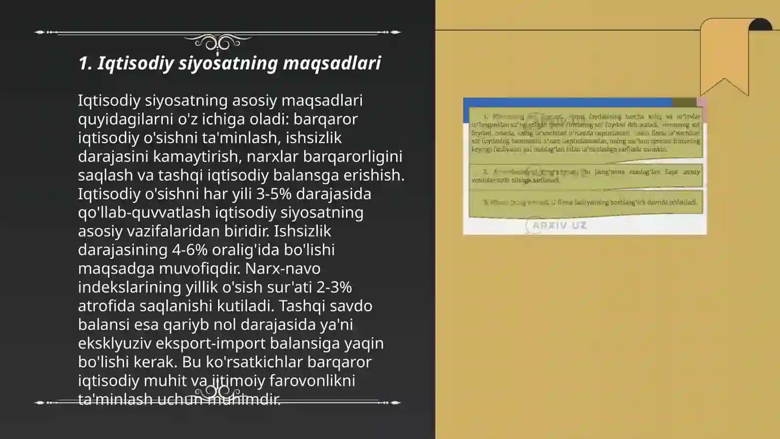 Iqtisodiy siyosat asoslari va tarkibi 3