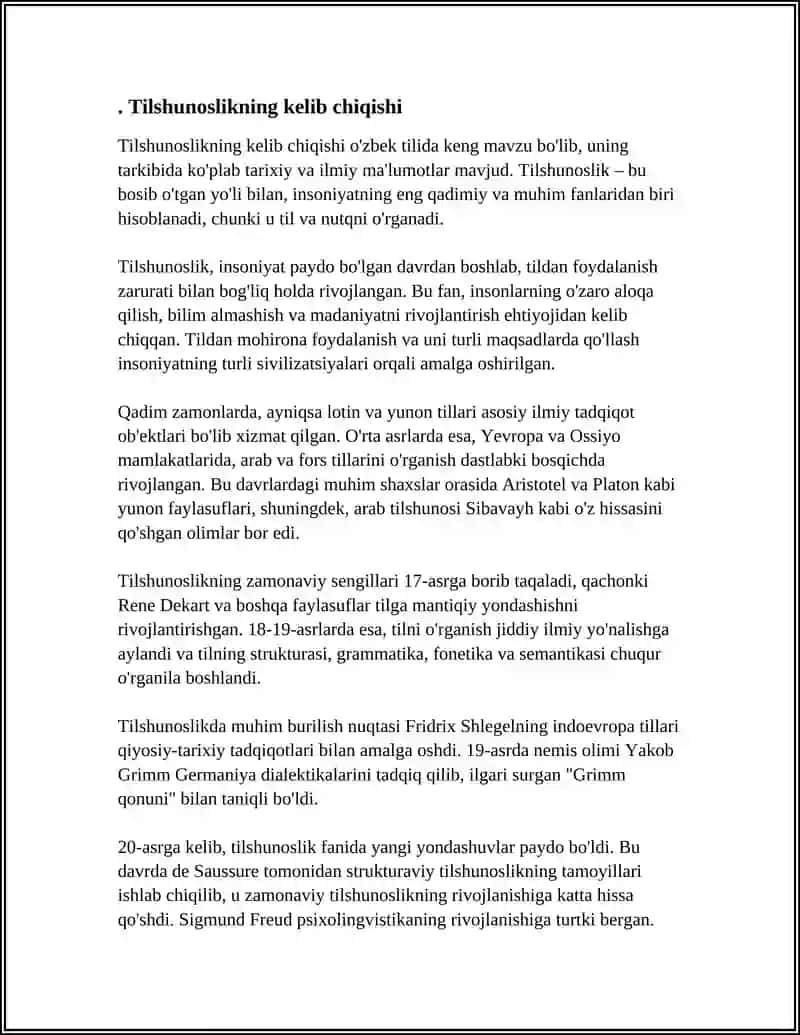 Tilshunoslik Fani Tarixi 3