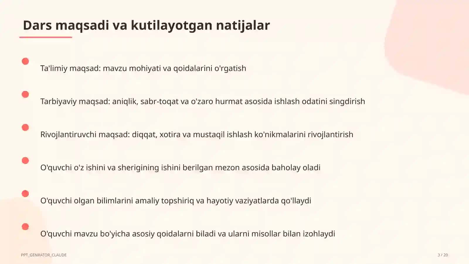 SMART maqsadlar asosida dars maqsadini belgilash 3