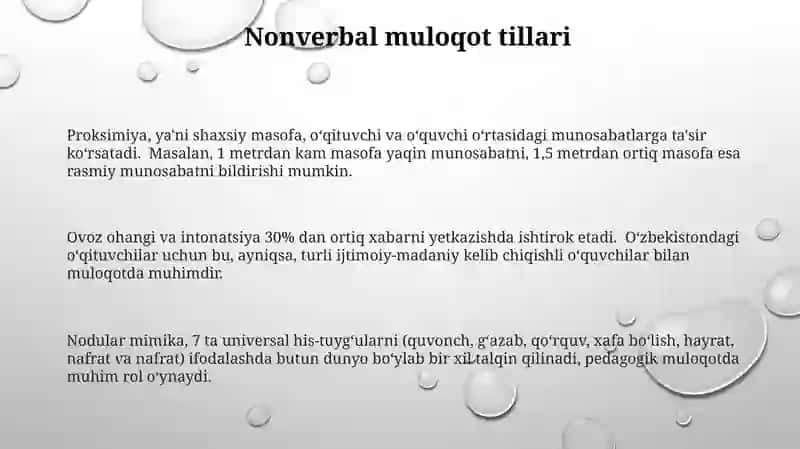 Pedagogik faoliyatda muloqot 3