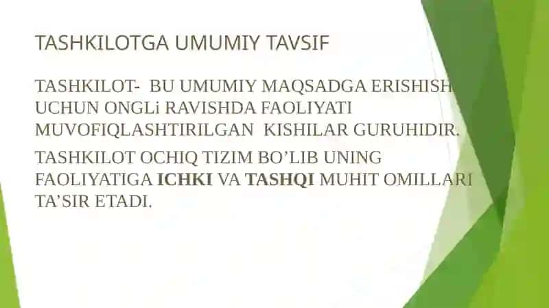 TASHKILOT VA ULARNIboshqarish 3