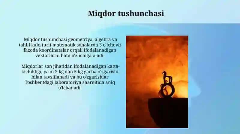 Miqdor tushunchasi va uning turlari 3