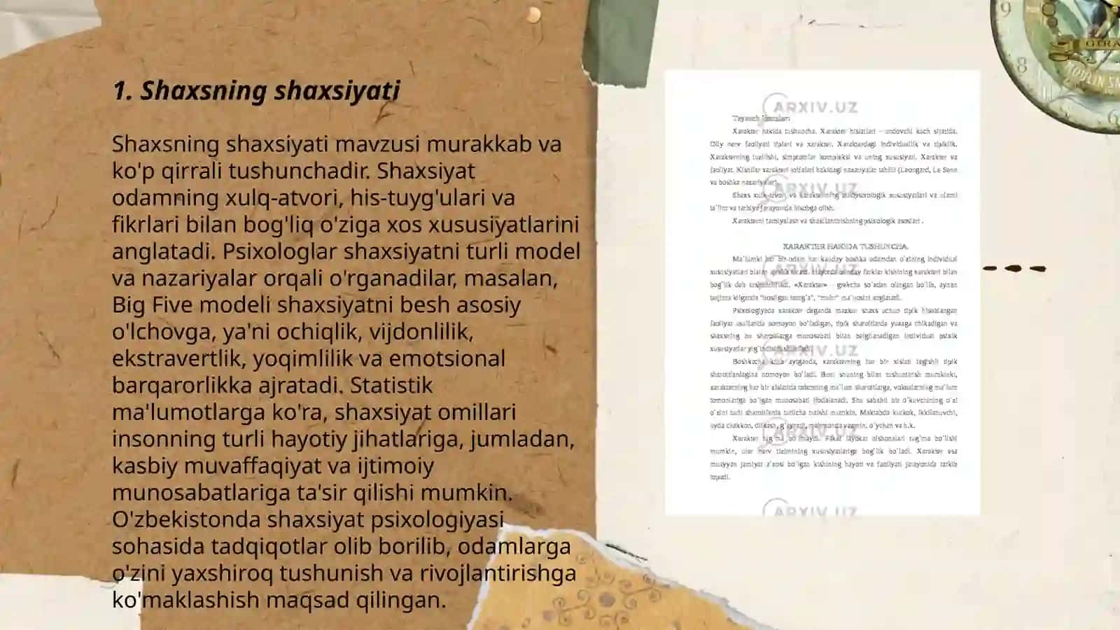 Shaxsning individual xususiyatlari 3