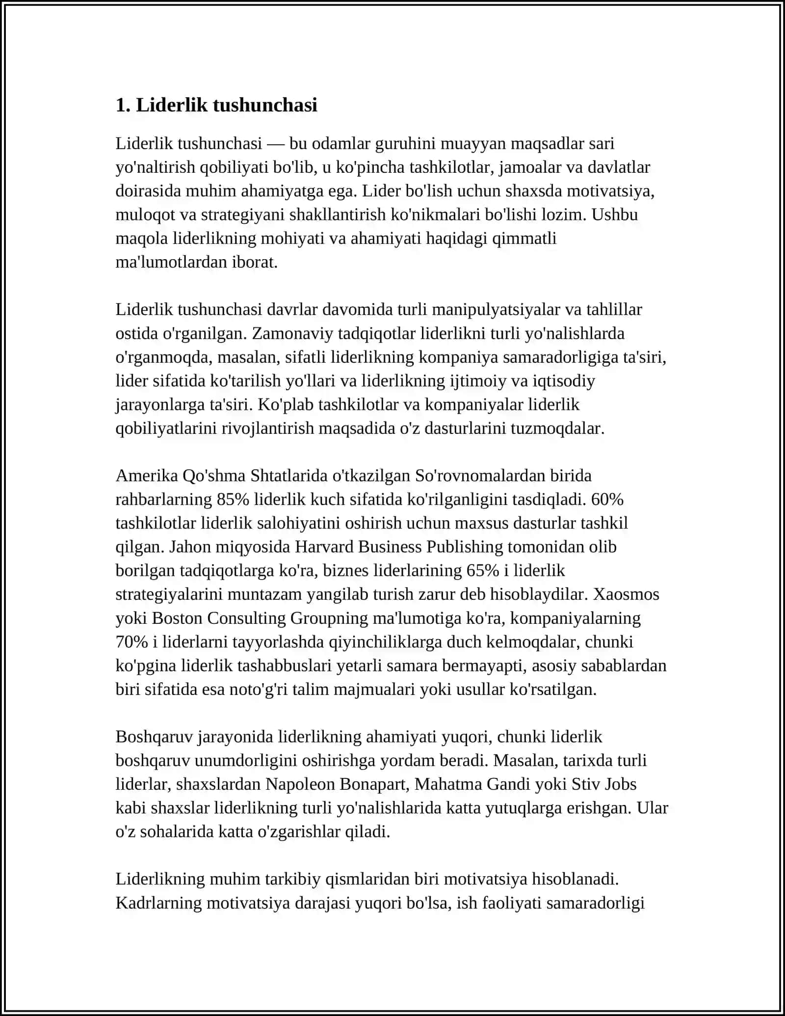 RAHBARLIK USLUBLARI 3