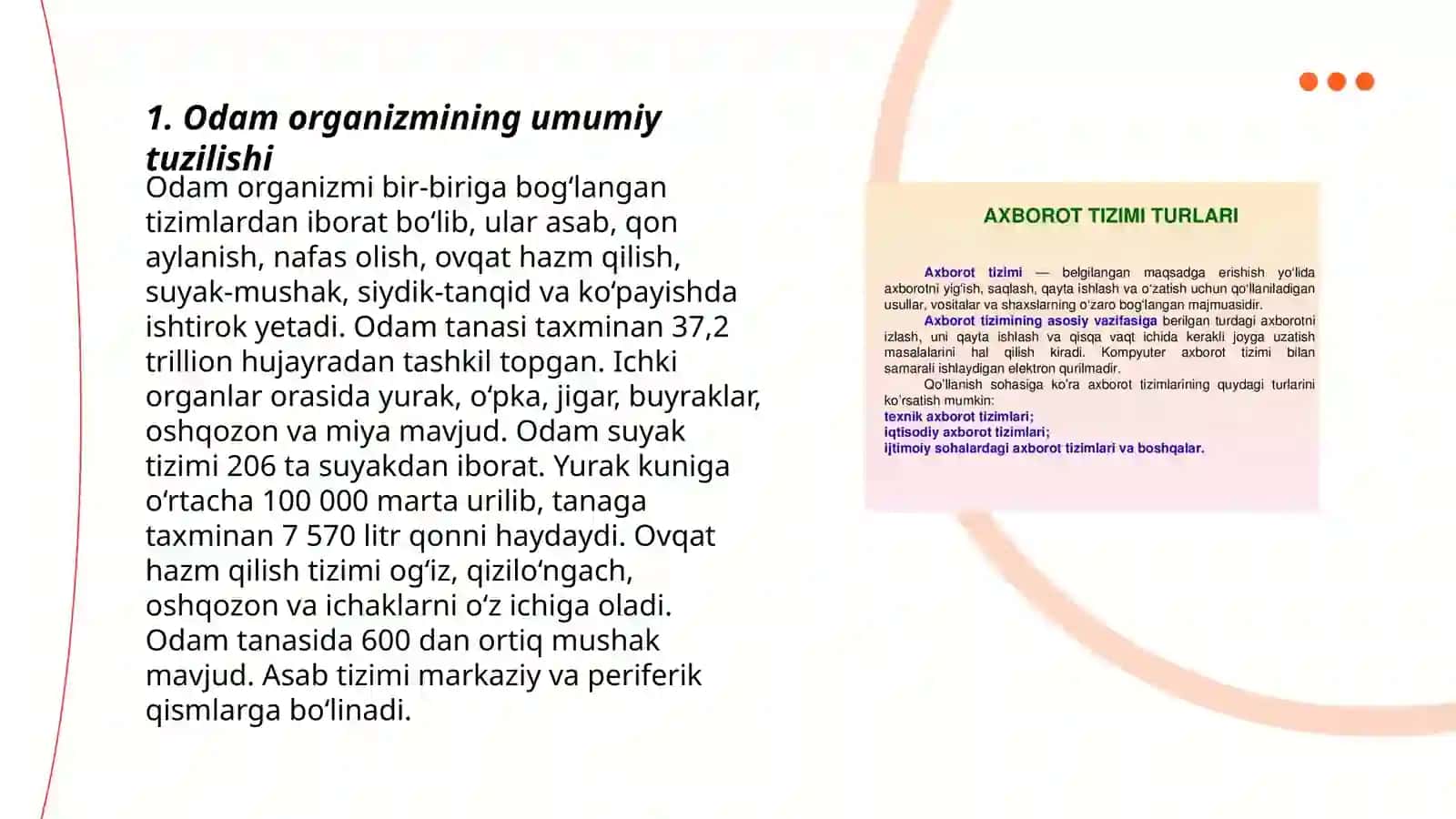 Odam anatomiyasi va fiziologiyasi 3