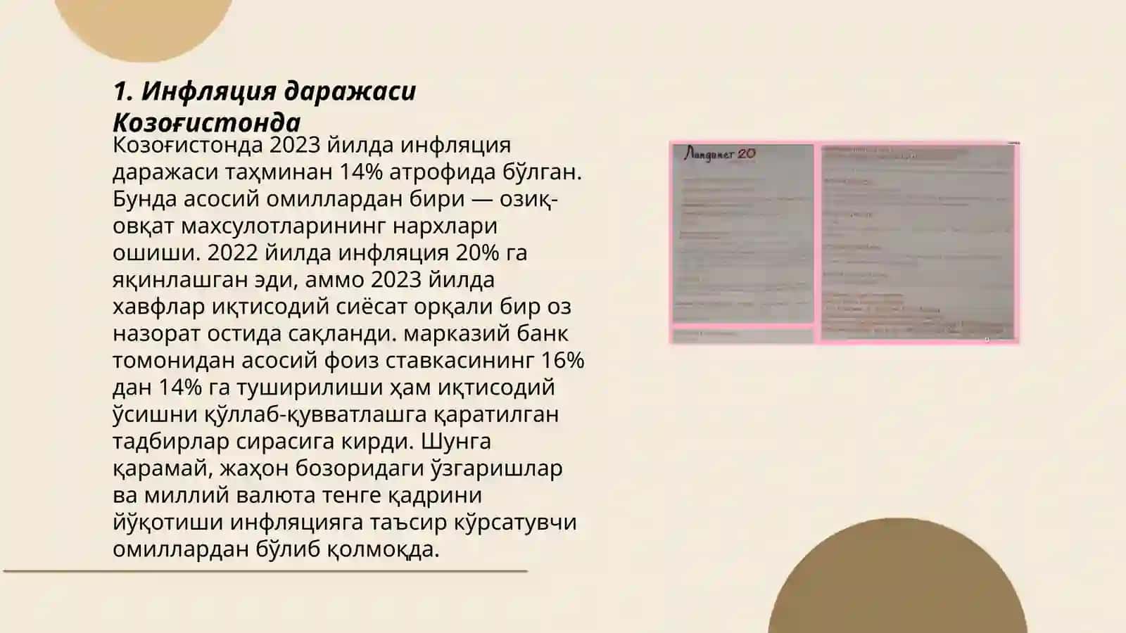 Инфляция Козогистонда 3