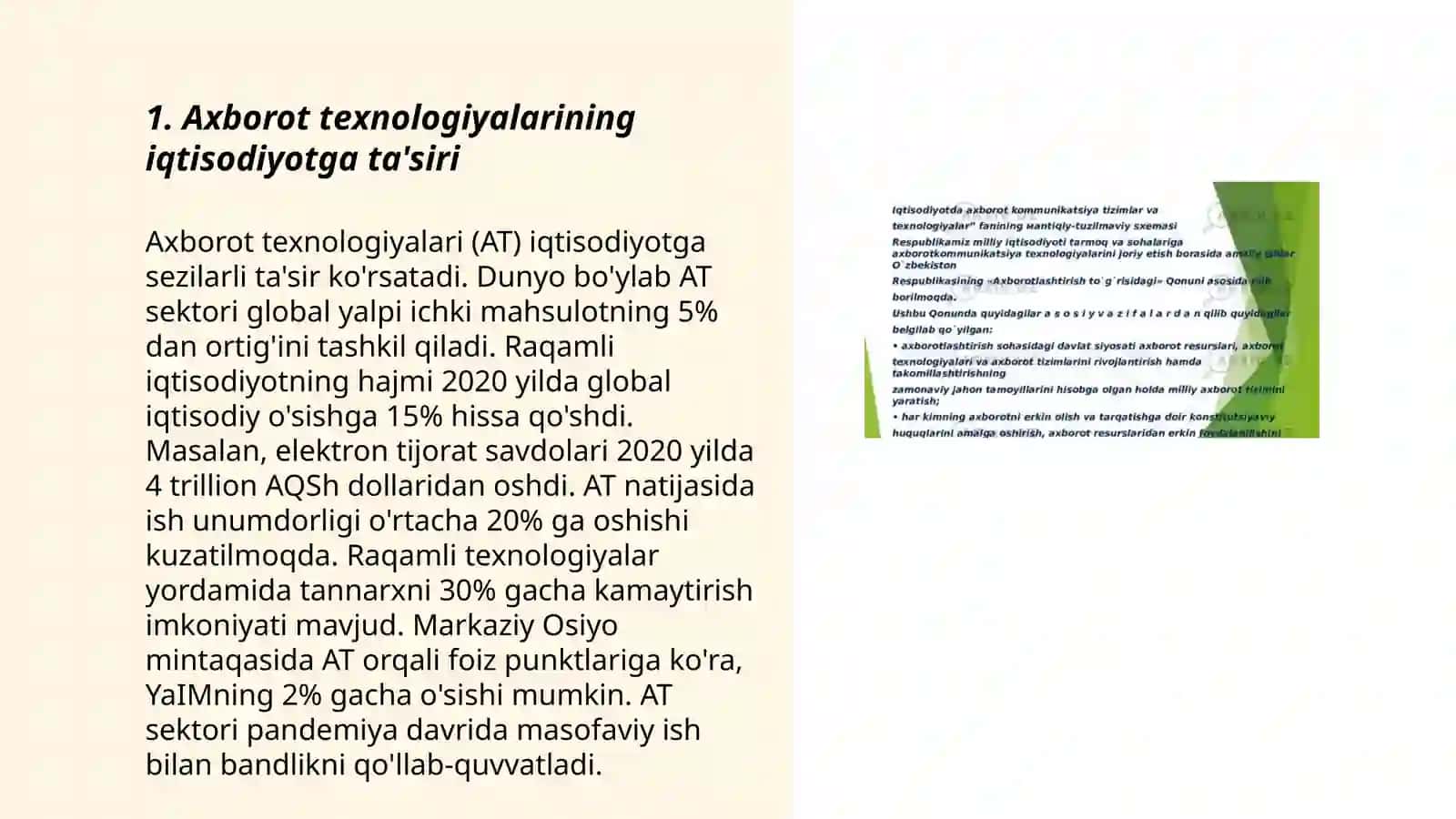 Milliy iqtisodiyotda axborot jarayonlari 3