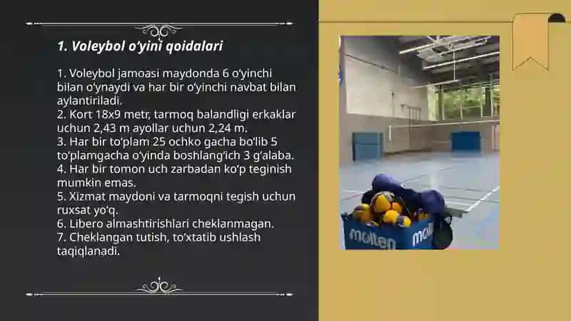 Voleybol oʻyini 3
