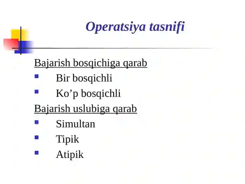 XIRURGIK OPERATSIYALAR 3