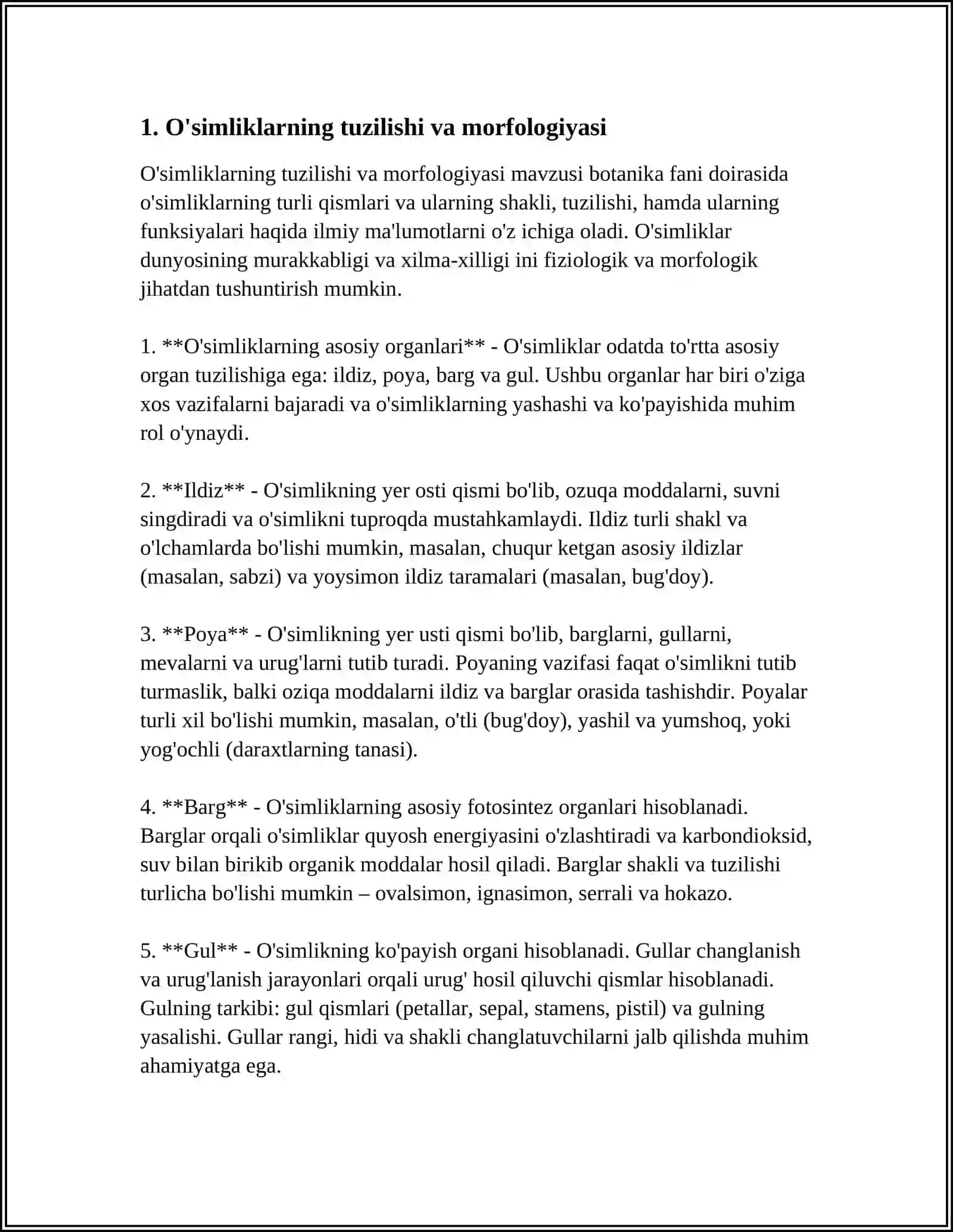 BOTANIKA VA SUV O'SIMLIKLARI 3
