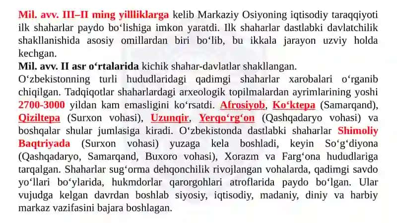 O‘ZBEKISTONNING ENG YANGI TARIXI 3