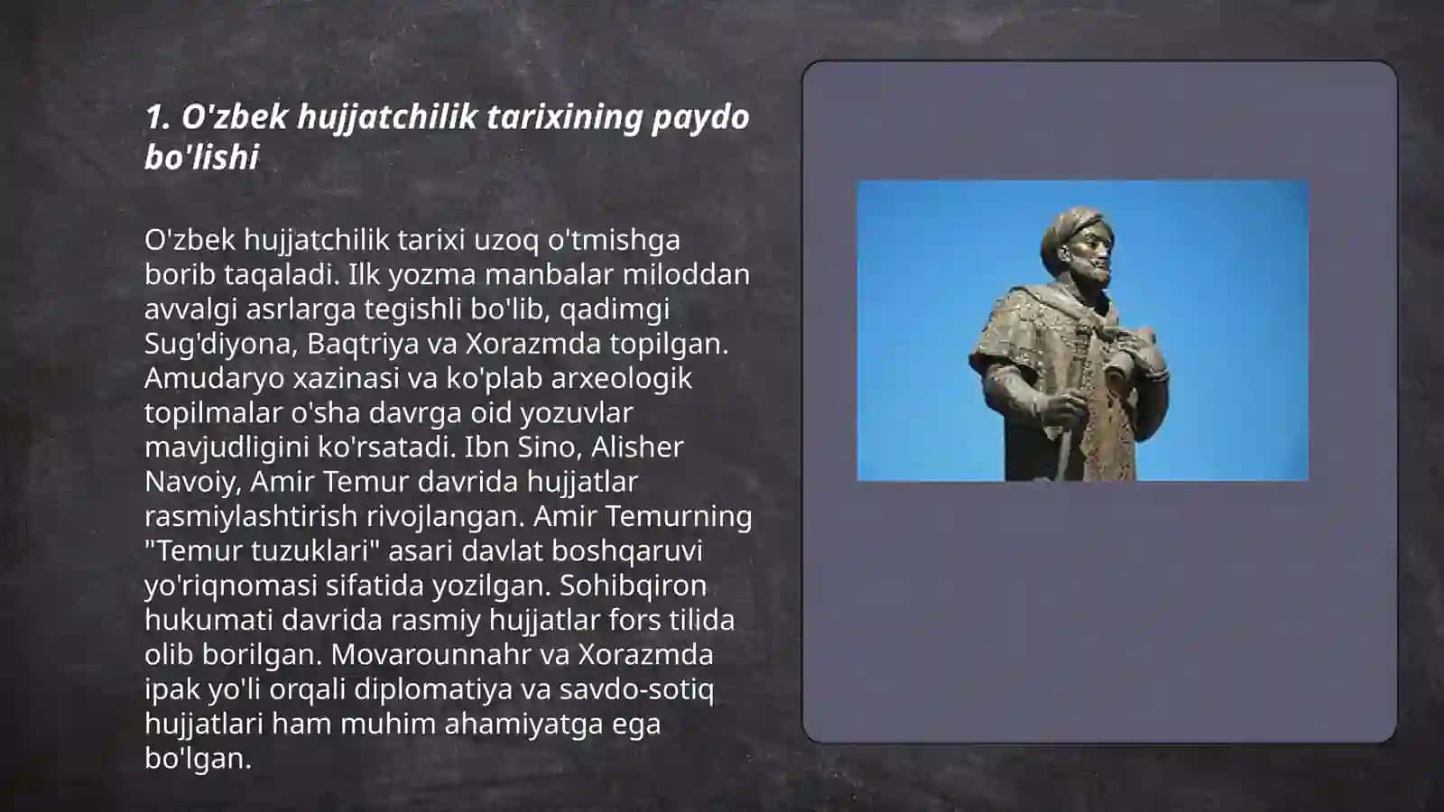 O'zbek hujjatchilik tarixi haqida 3